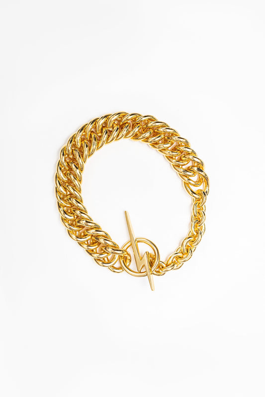 Linked Up Lightening Bolt Bracelet