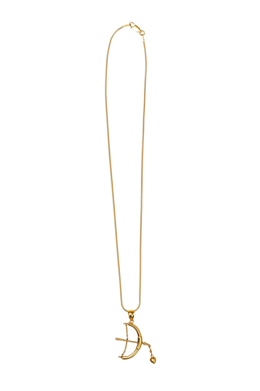 Bow and Arrow Necklace and Earrings
