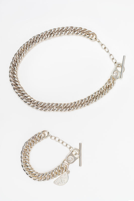 The Rue Tab Necklace + Bracelet