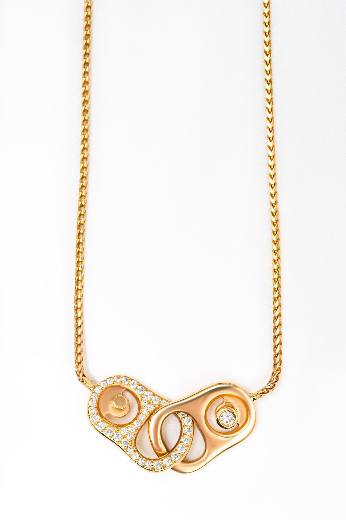 Double Tab Necklace