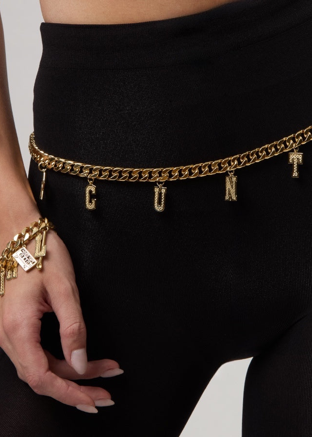 Name Drop Belly Chain