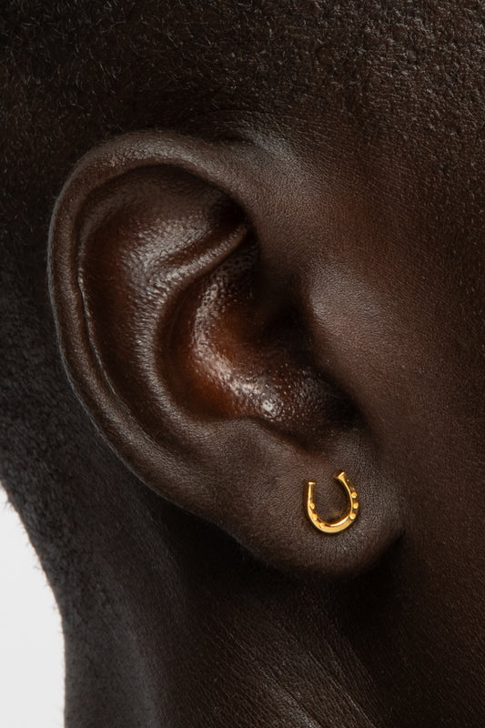 HORSESHOE Petite Stud Earrings