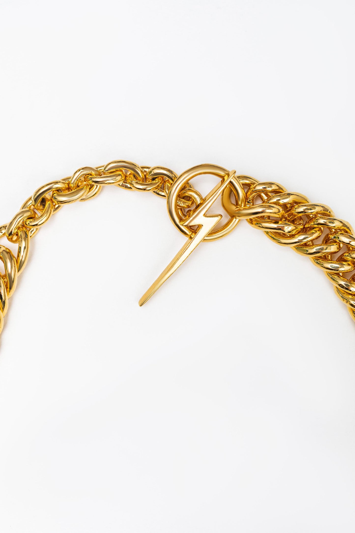 Linked Up Lightening Bolt Necklace