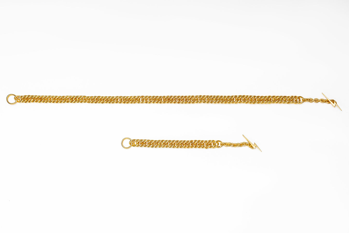 Linked Up Lightening Bolt Necklace