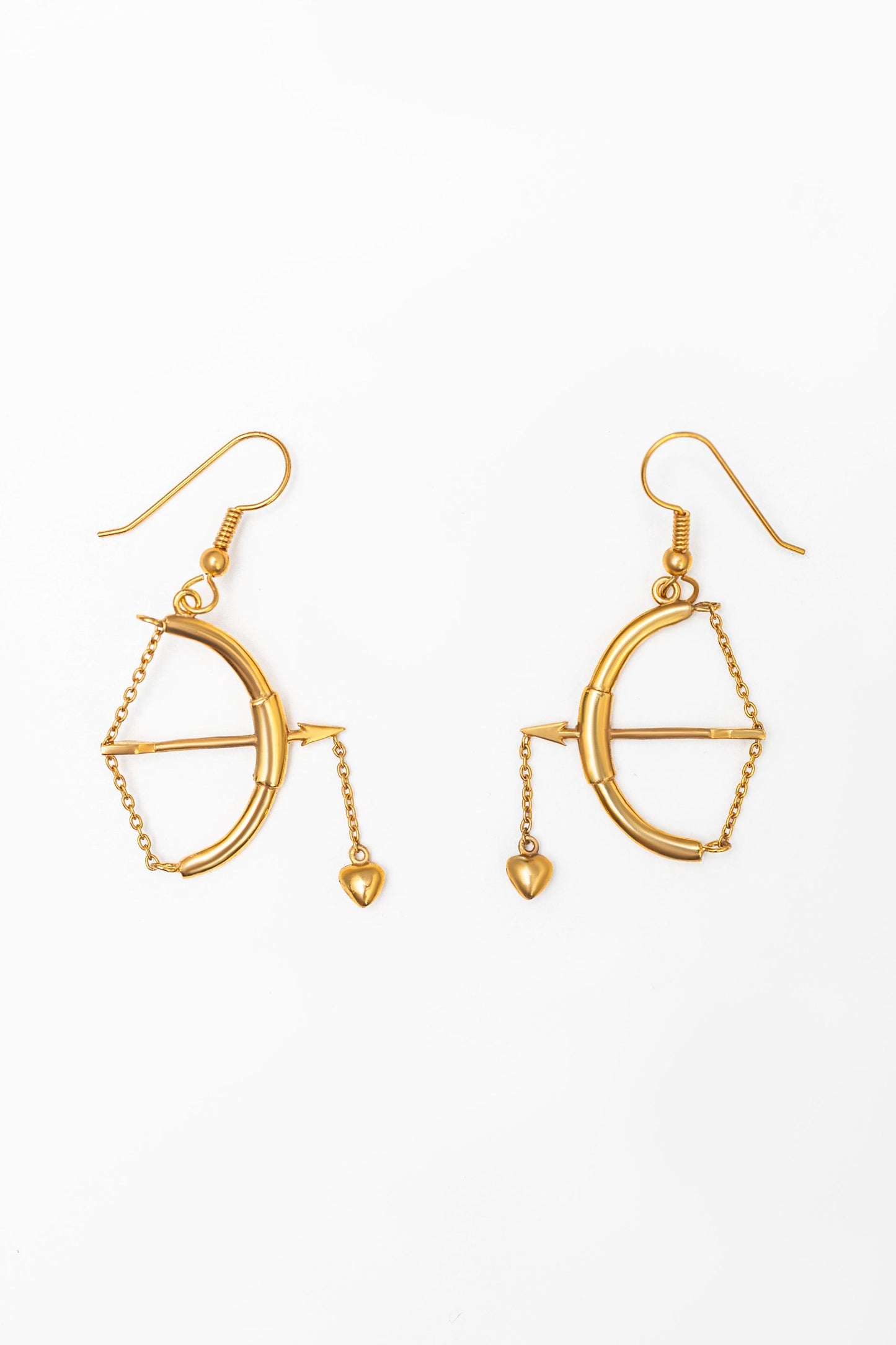 Bow and Arrow Necklace and Earrings
