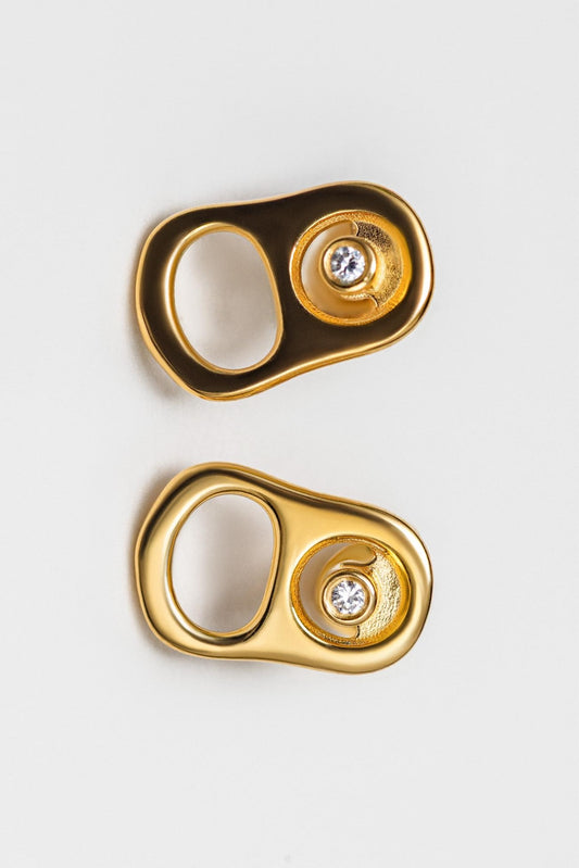 Tab Stud Earrings