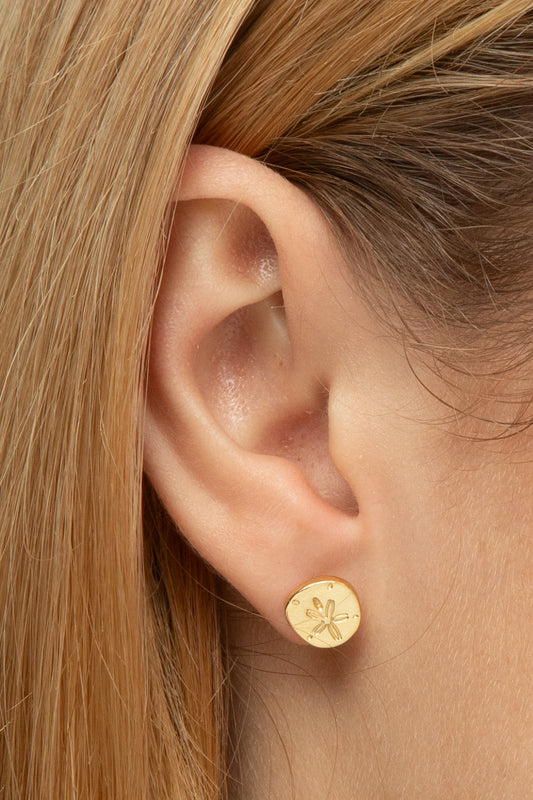 SAND DOLLAR Petite Stud Earrings