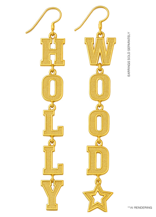 Name Drop Earring — Customizable (Sold Individually)