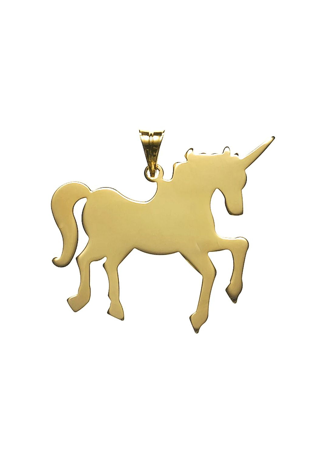 Unicorn Necklace in Gold Vermeil   White Trash Charm s Style