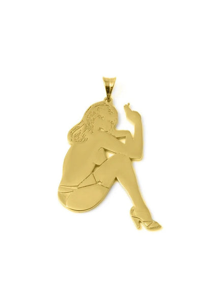 PINUP GIRL Pendant W H I T E T R A S H C H A R M S