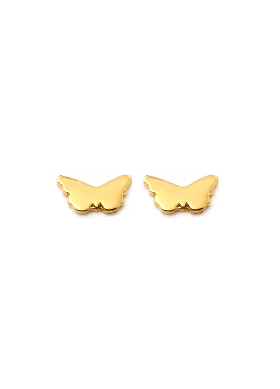 BUTTERFLY Petite Stud Earrings W H I T E T R A S H C H A R M S