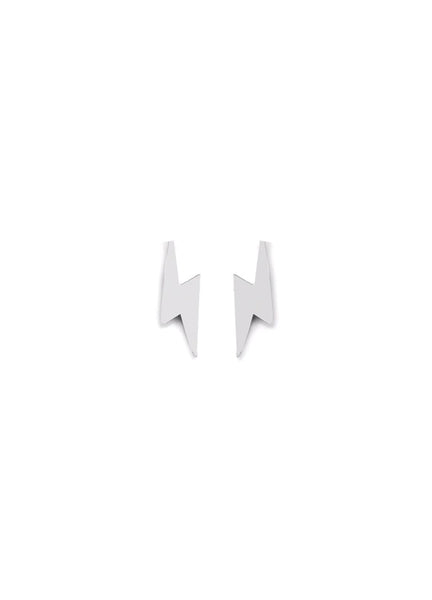 LIGHTNING BOLT Stud Earrings W H I T E T R A S H C H A R M S