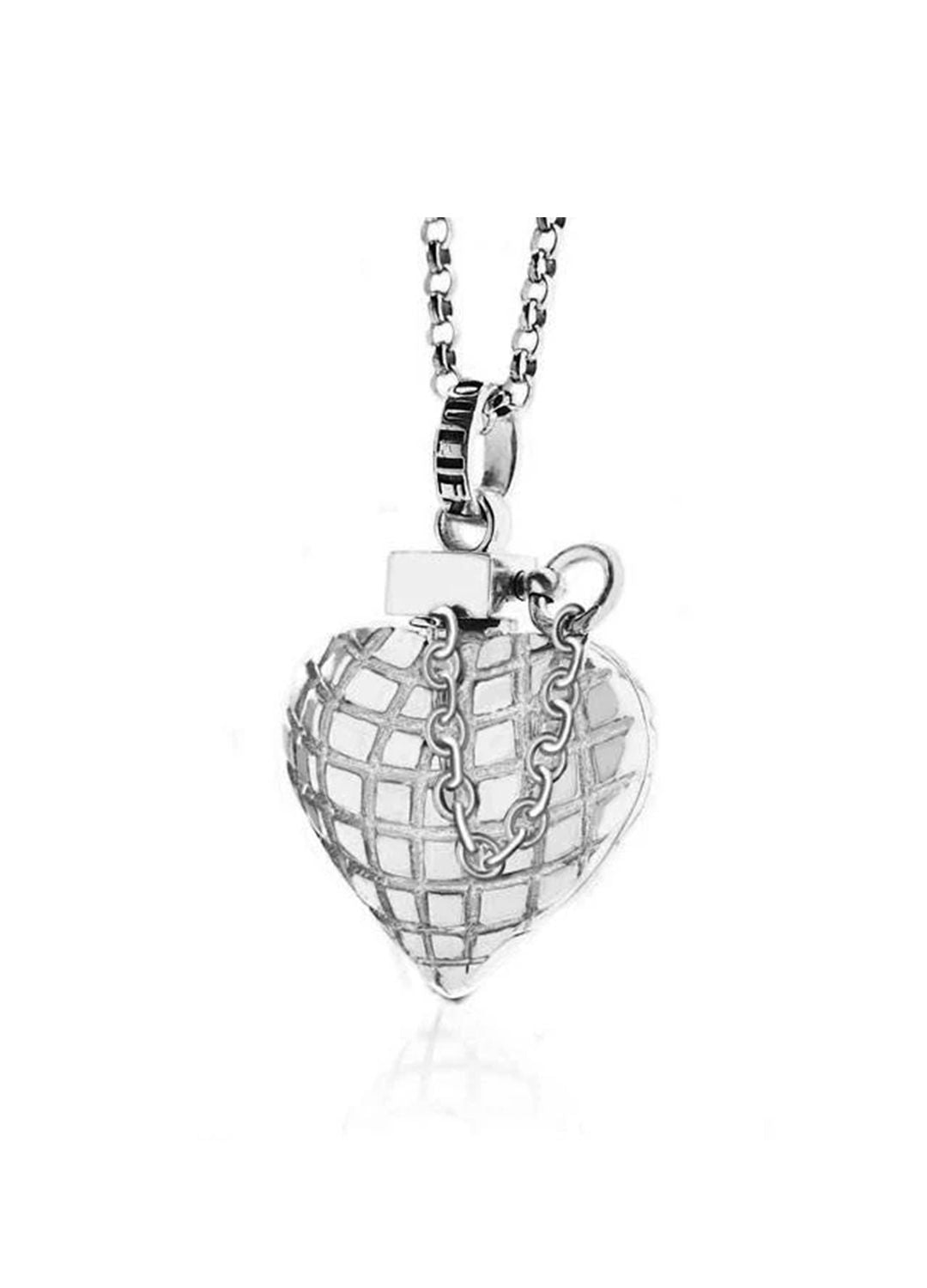 Heart Grenade Silver   White Trash Charm s Style