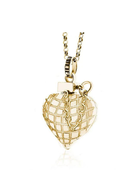 Heart Grenade Gold    White Trash Charm s Style