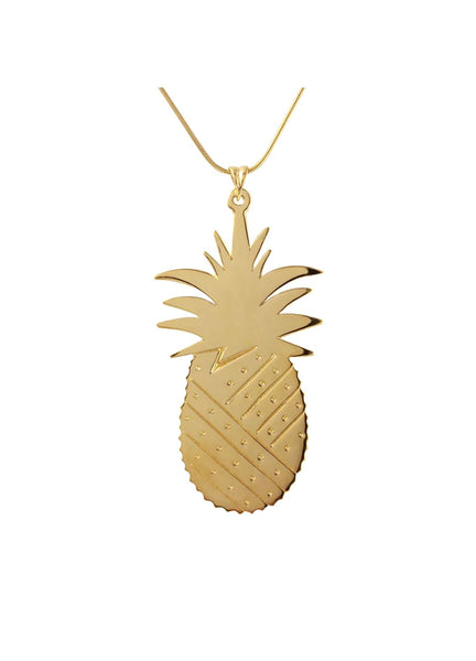 PINEAPPLE PENDANT W H I T E T R A S H C H A R M S