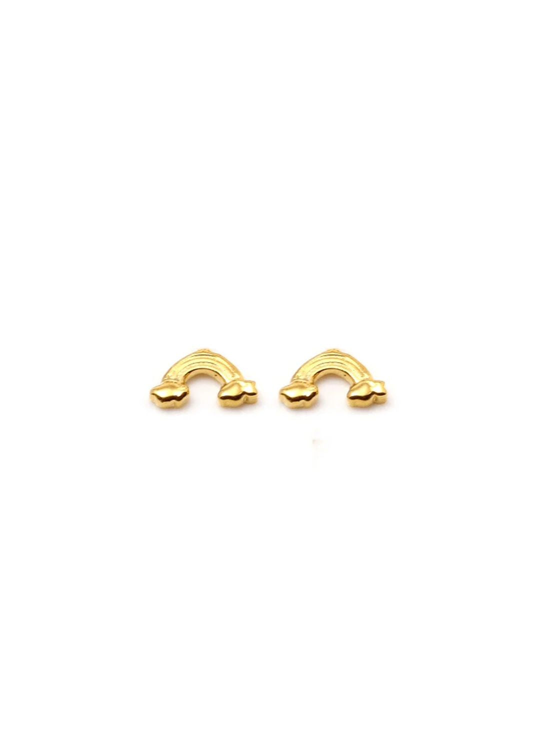 RAINBOW Petite Stud Earrings W H I T E T R A S H C H A R M S