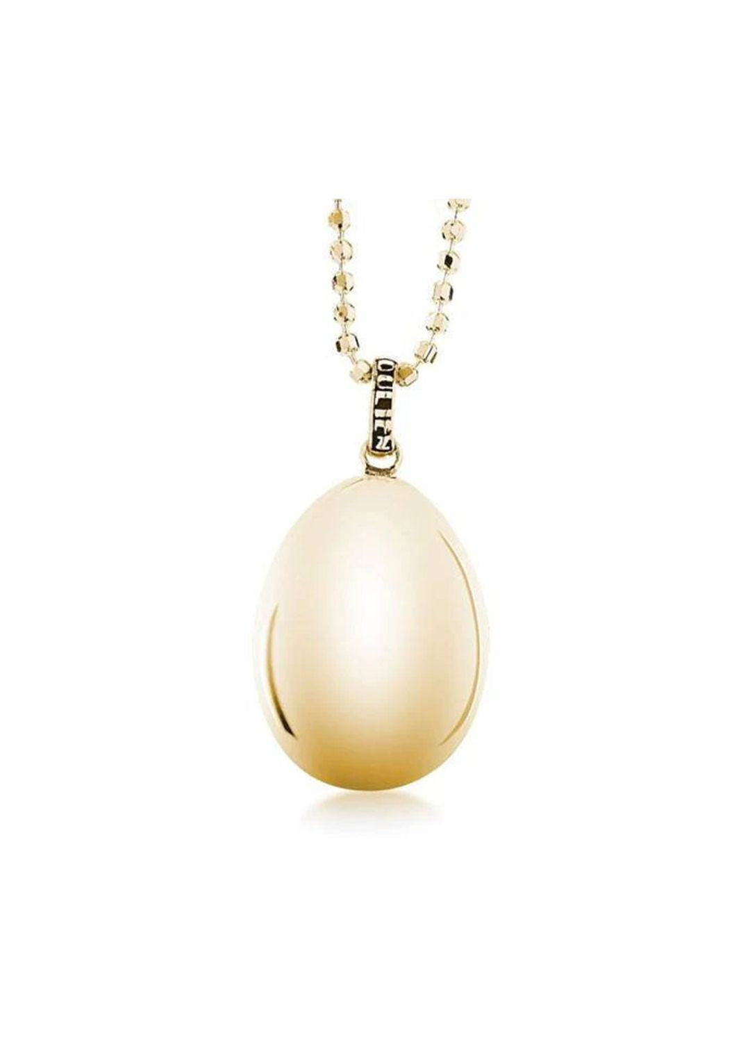 Golden Egg Locket Gold   White Trash Charm s Style