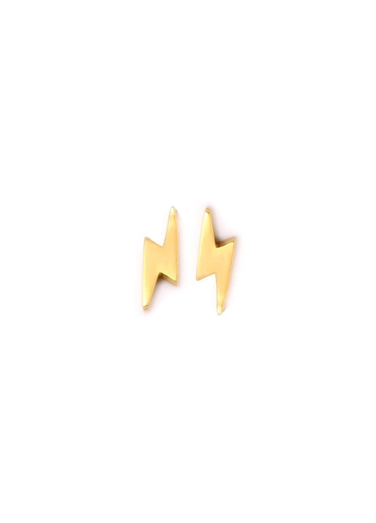 LIGHTNING BOLT Stud Earrings W H I T E T R A S H C H A R M S