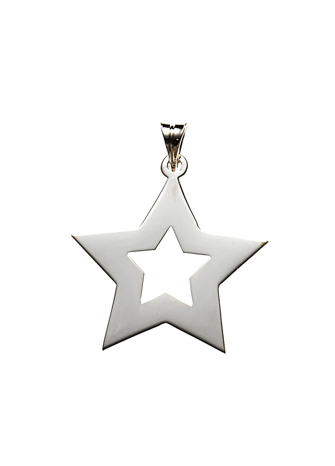 Star Necklace in Sterling Silver   White Trash Charm s Style