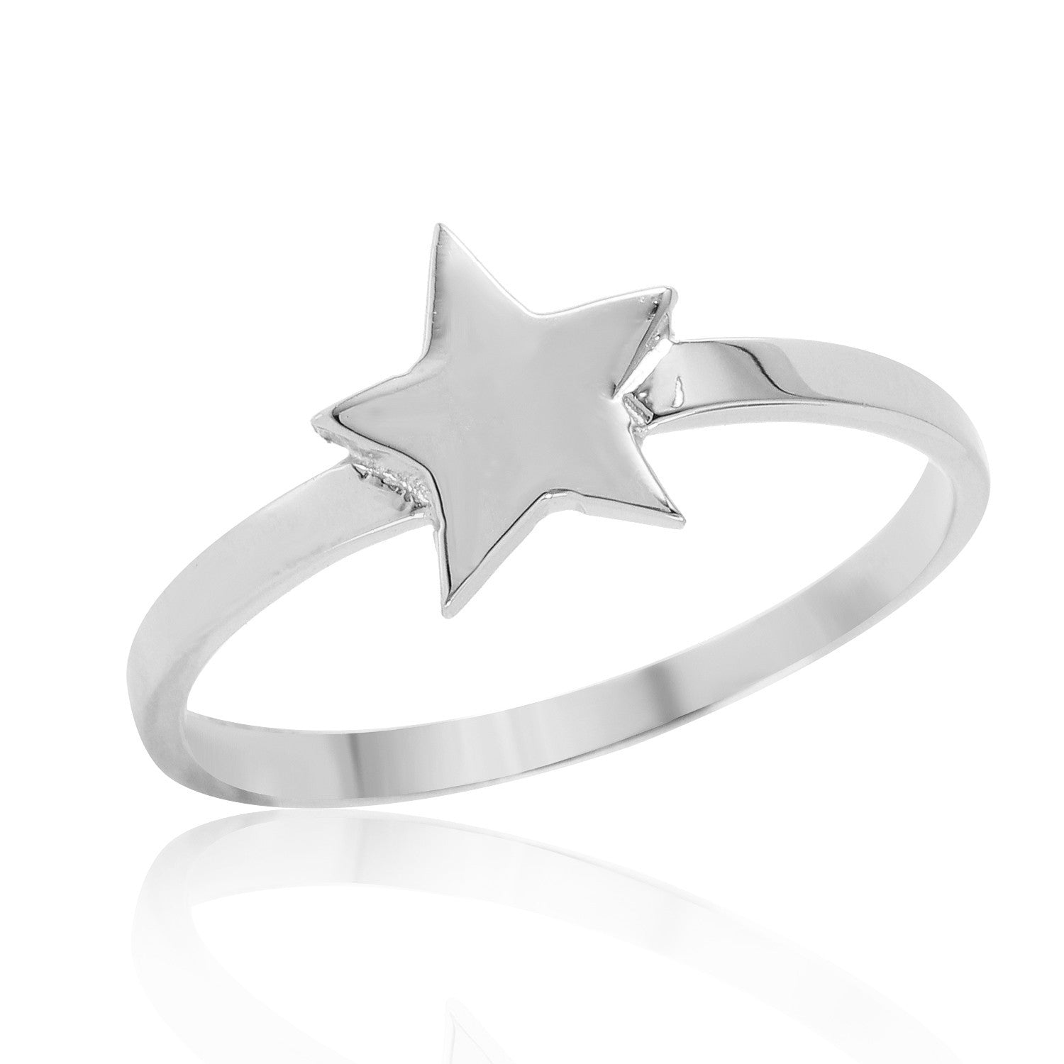 Star Stackable Ring W H I T E T R A S H C H A R M S