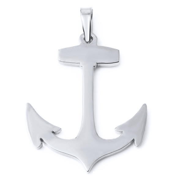 Anchor Silver   White Trash Charm s Style