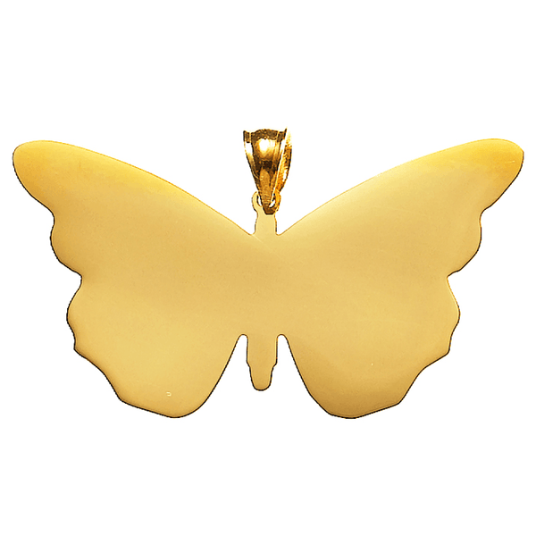 Butterfly Necklace in Gold Vermeil or 14K Gold  White Trash Charm s Style