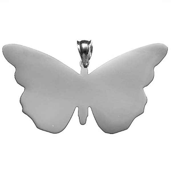 Butterfly Necklace Sterling Silver   White Trash Charm s Style