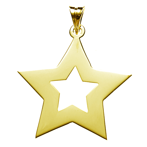 Star Necklace in Gold Vermeil   White Trash Charm s Style